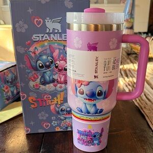 Stanley Pink Stitch Stainless Steel Tumbler 40oz with box